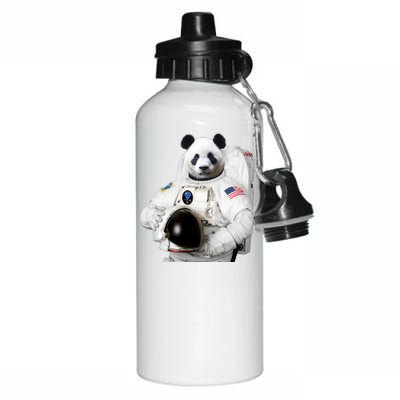 Space Panda USA Astronaut Aluminum Water Bottle