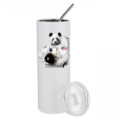 Space Panda USA Astronaut Stainless Steel Tumbler