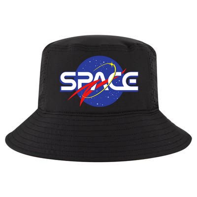 Space Retro logo Cool Comfort Performance Bucket Hat