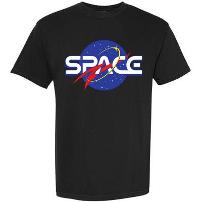 Space Retro logo Garment-Dyed Heavyweight T-Shirt