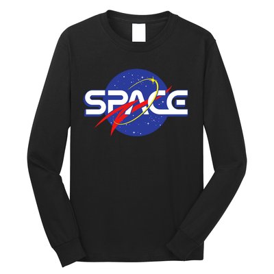 Space Retro logo Long Sleeve Shirt