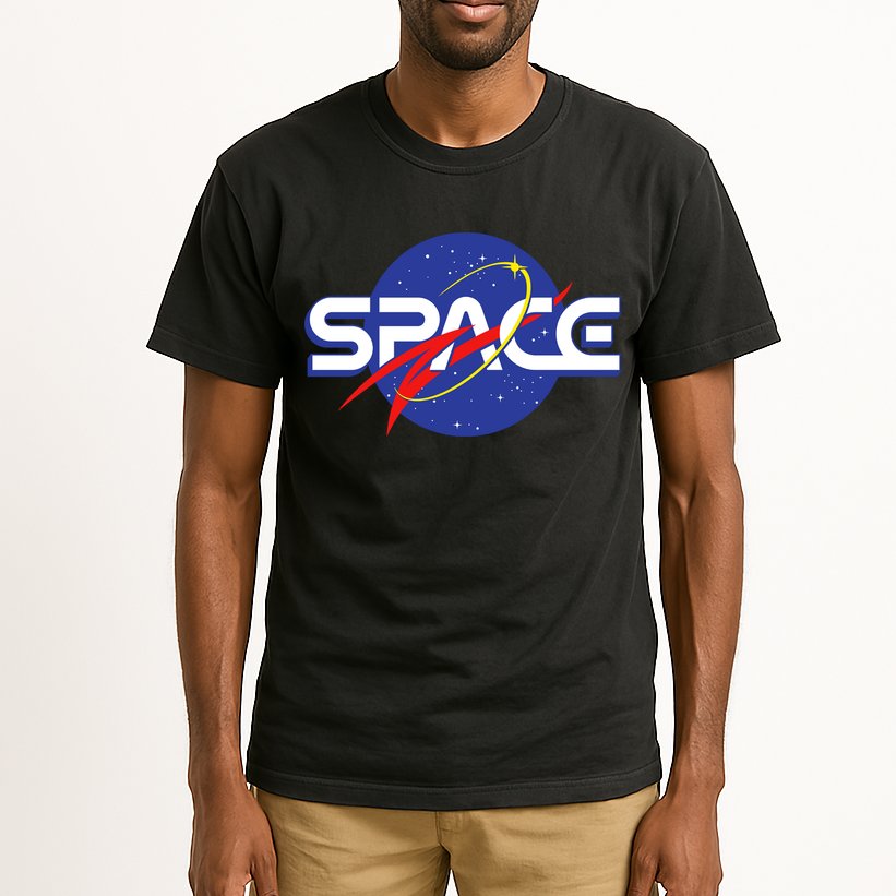 Space Retro logo Tall T-Shirt