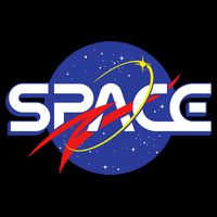 Space Retro logo Sustainable Bucket Hat