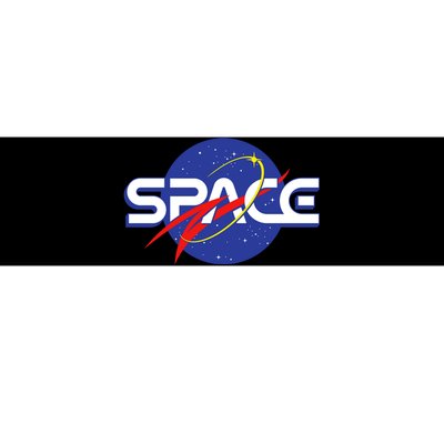 Space Retro logo Bumper Sticker