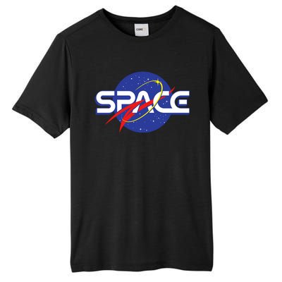 Space Retro logo Tall Fusion ChromaSoft Performance T-Shirt