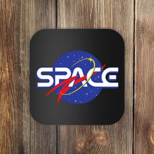 Space Retro logo Coaster