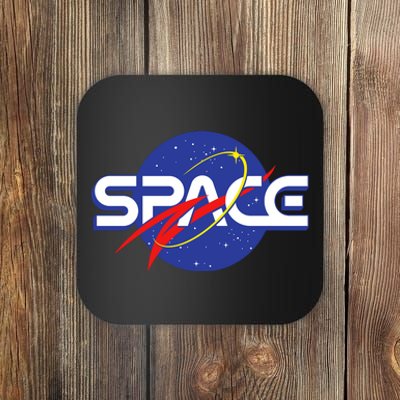 Space Retro logo Coaster