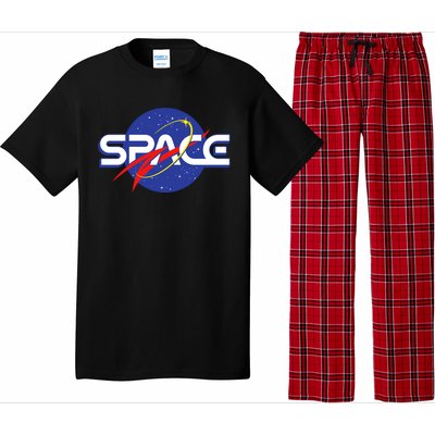 Space Retro logo Pajama Set