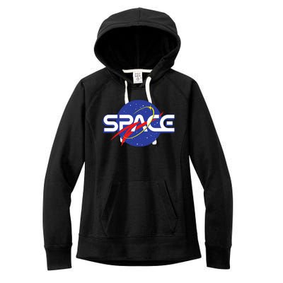 Space Retro logo Women's Fleece Hoodie