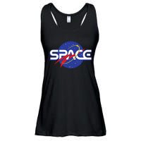 Space Retro logo Ladies Essential Flowy Tank