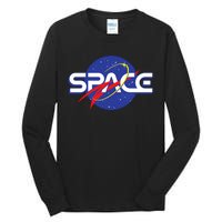 Space Retro logo Tall Long Sleeve T-Shirt