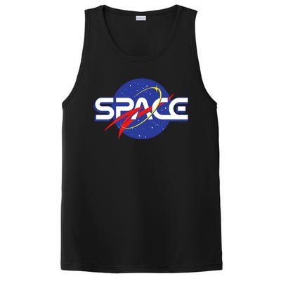 Space Retro logo PosiCharge Competitor Tank