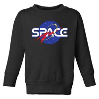 Space Retro logo Toddler Sweatshirt