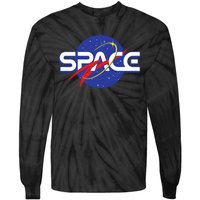 Space Retro logo Tie-Dye Long Sleeve Shirt