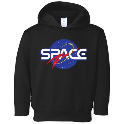 Space Retro logo Toddler Hoodie