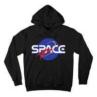 Space Retro logo Tall Hoodie