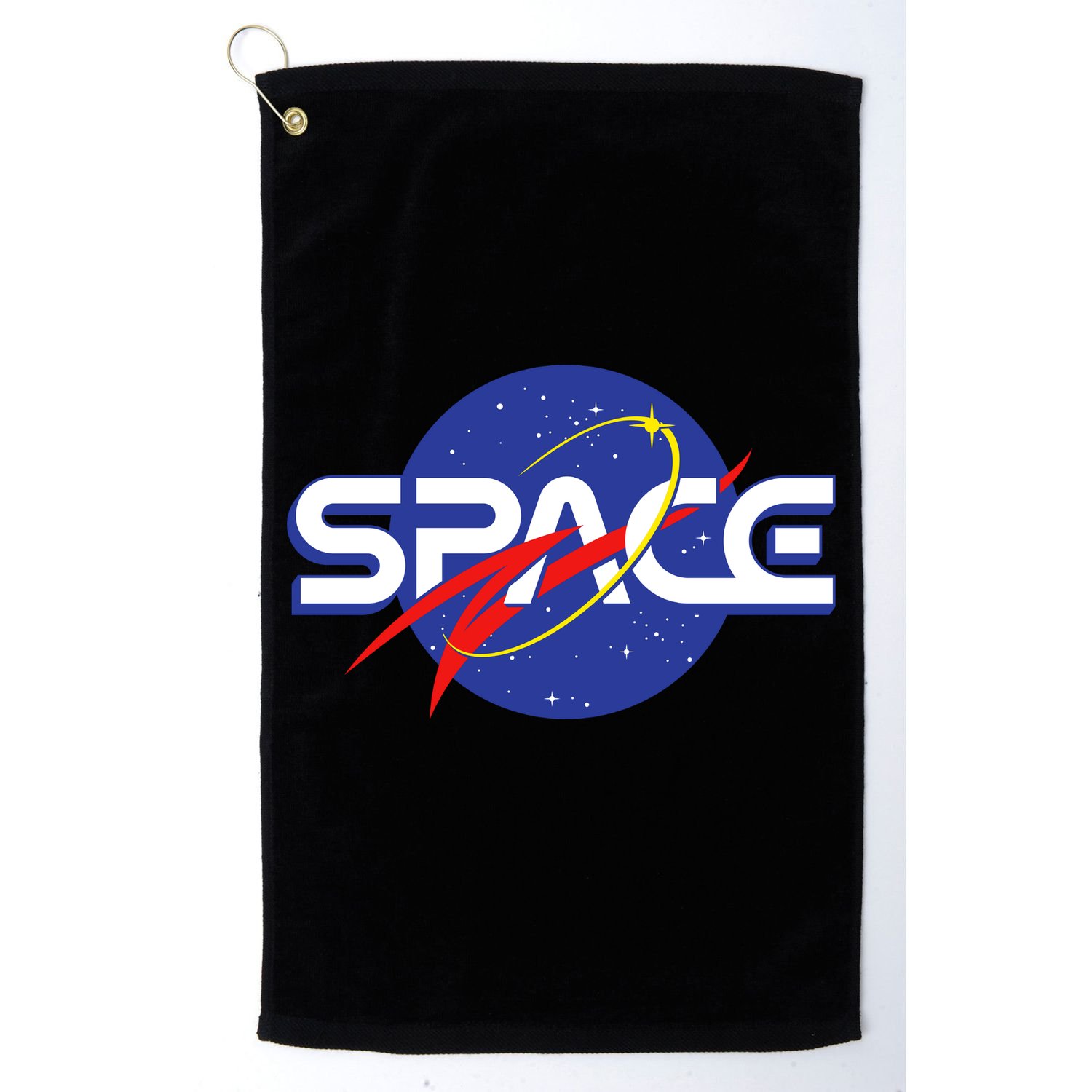 Space Retro logo Golf Towel
