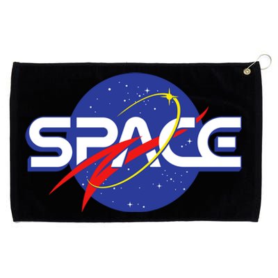 Space Retro logo Grommeted Golf Towel