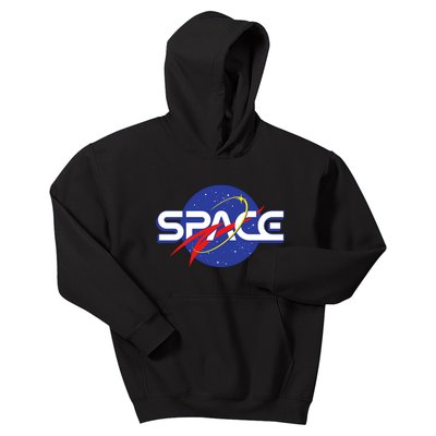 Space Retro logo Kids Hoodie