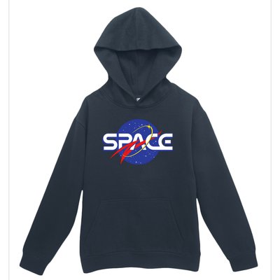 Space Retro logo Urban Pullover Hoodie