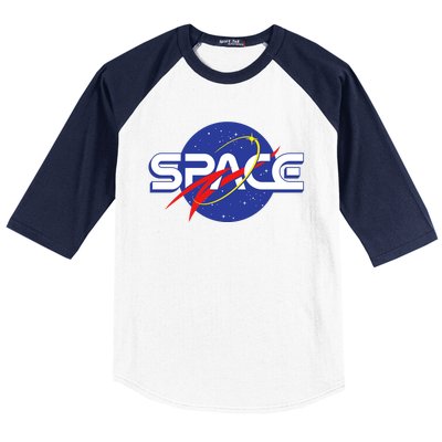 Space Retro logo Baseball Sleeve Shirt