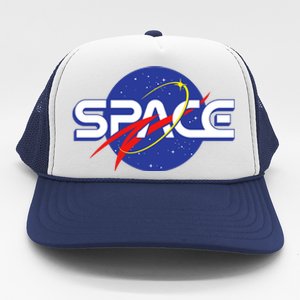 Space Retro logo Trucker Hat