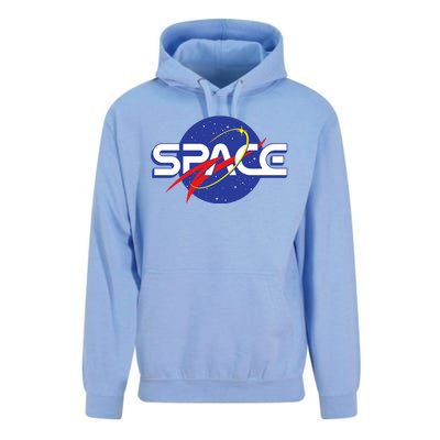 Space Retro logo Unisex Surf Hoodie