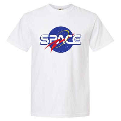 Space Retro logo Garment-Dyed Heavyweight T-Shirt