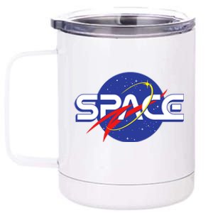 Space Retro logo 12 oz Stainless Steel Tumbler Cup