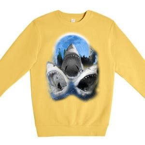 Space Sharks Universe Trio Premium Crewneck Sweatshirt