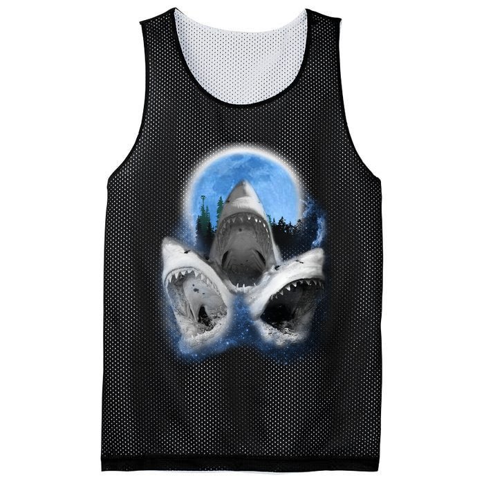 Space Sharks Universe Trio Mesh Reversible Basketball Jersey Tank