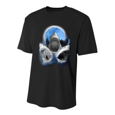 Space Sharks Universe Trio Youth Performance Sprint T-Shirt