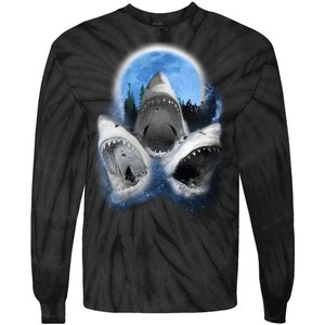 Space Sharks Universe Trio Tie-Dye Long Sleeve Shirt