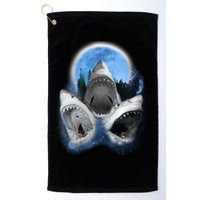 Space Sharks Universe Trio Golf Towel