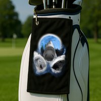 Space Sharks Universe Trio Golf Towel