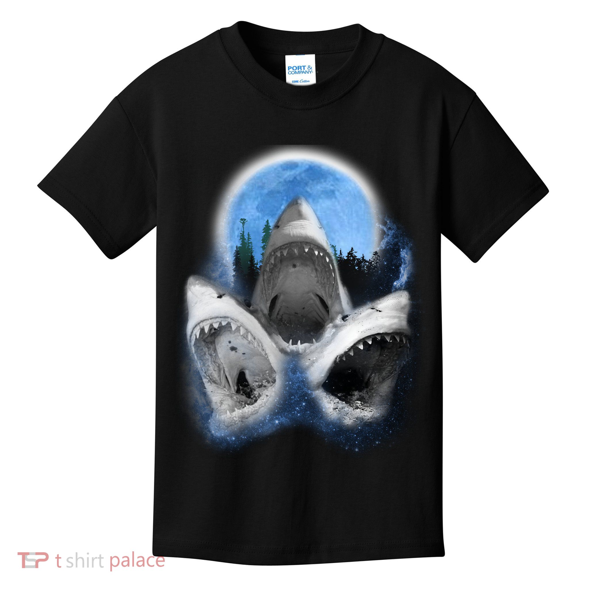 Space Sharks Universe Trio Kids T-Shirt