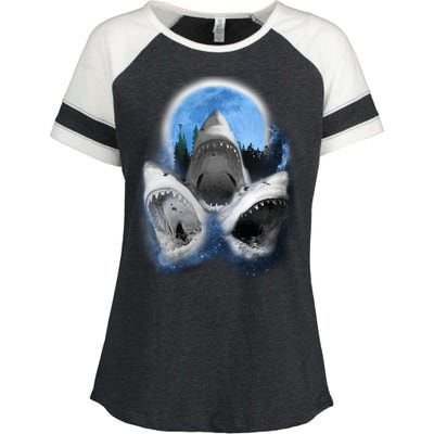 Space Sharks Universe Trio Enza Ladies Jersey Colorblock Tee