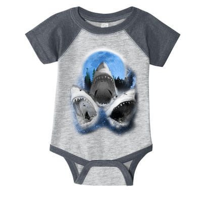 Space Sharks Universe Trio Infant Baby Jersey Bodysuit