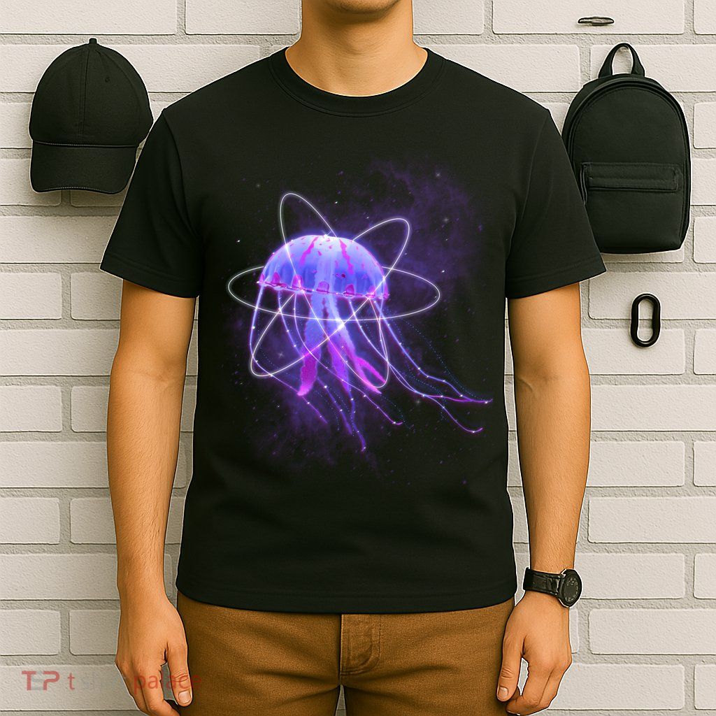 Space Trippy  Jellyfish T-Shirt