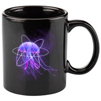 Space Trippy  Jellyfish 11oz C Handle Ceramic Mug