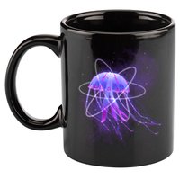 Space Trippy  Jellyfish 11oz C Handle Ceramic Mug