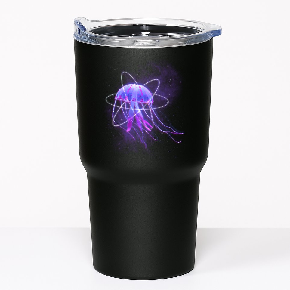 Space Trippy  Jellyfish Tumbler