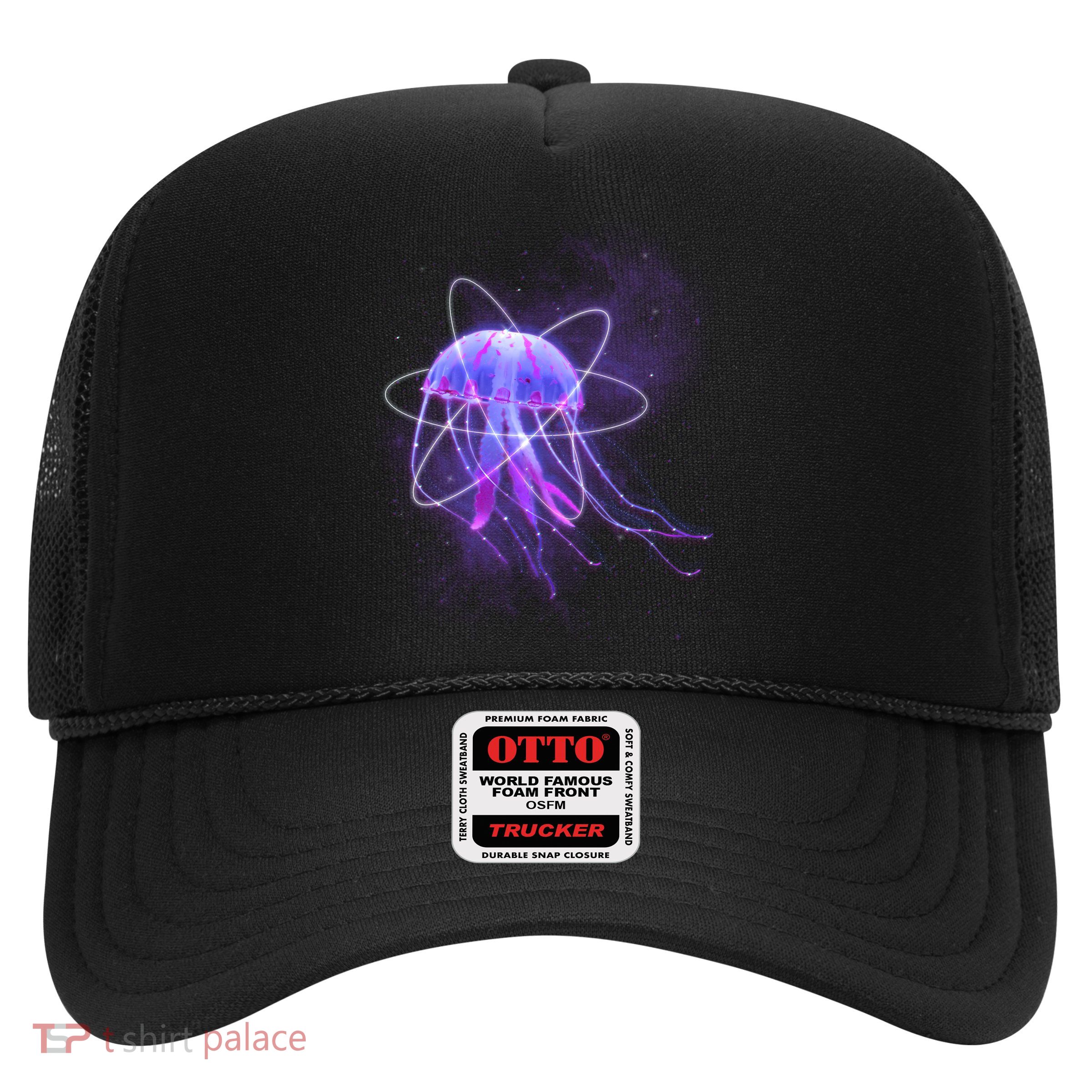 Space Trippy  Jellyfish Trucker Hat