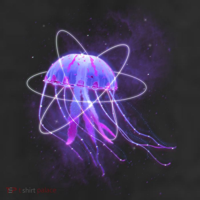 Space Trippy  Jellyfish Trucker Hat