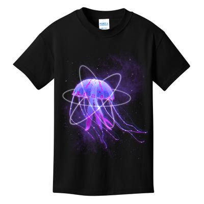 Space Trippy  Jellyfish Kids T-Shirt