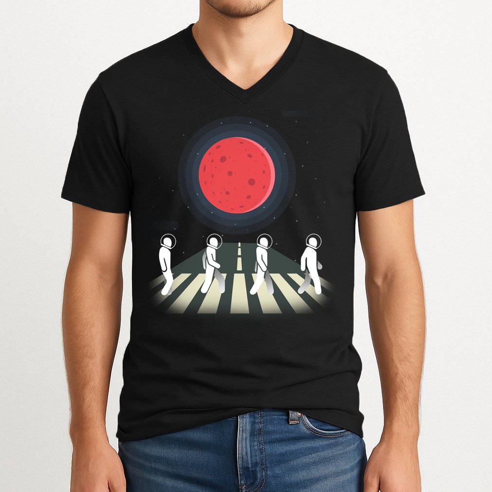 Space Walk V-Neck T-Shirt