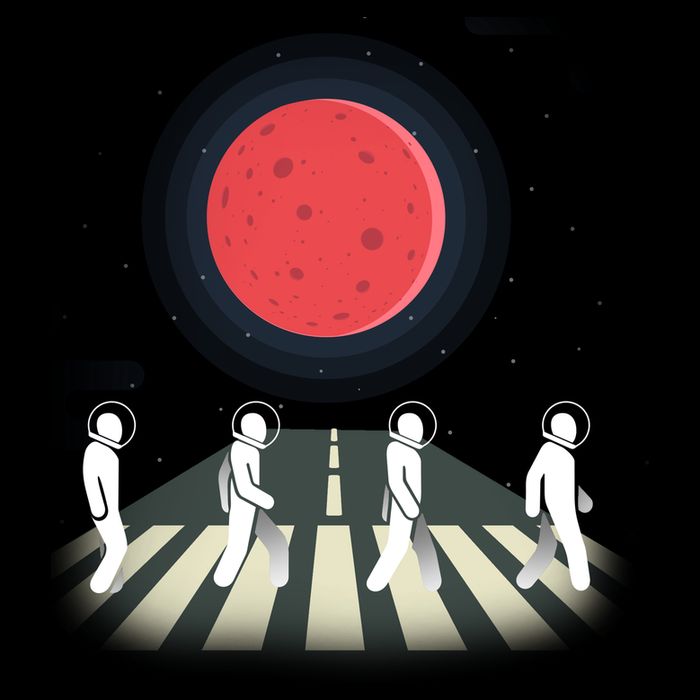 Space Walk Drawstring Bag