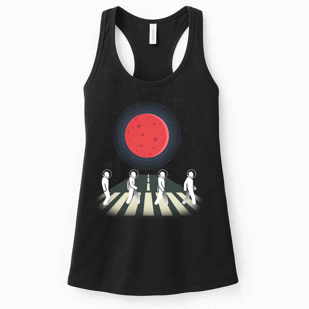 Space Walk Womens Tank Top