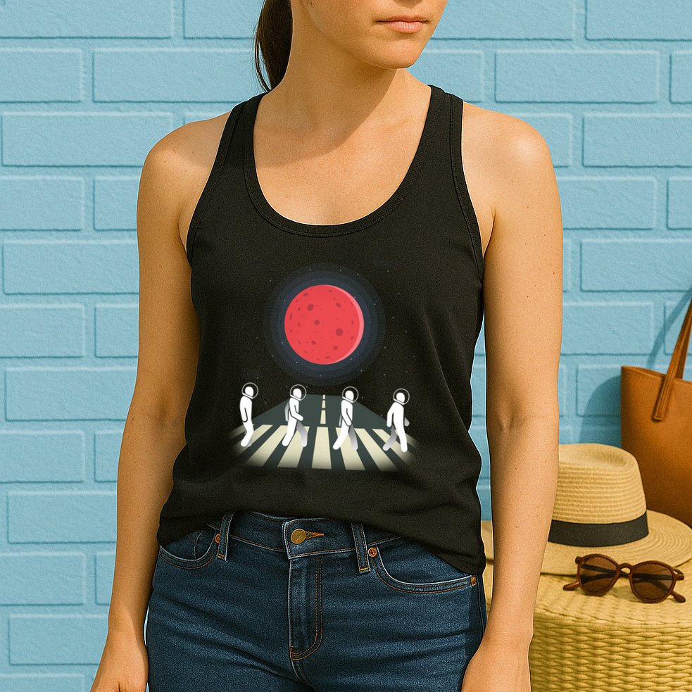 Space Walk Womens Tank Top
