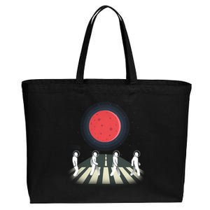 Space Walk Cotton Canvas Jumbo Tote